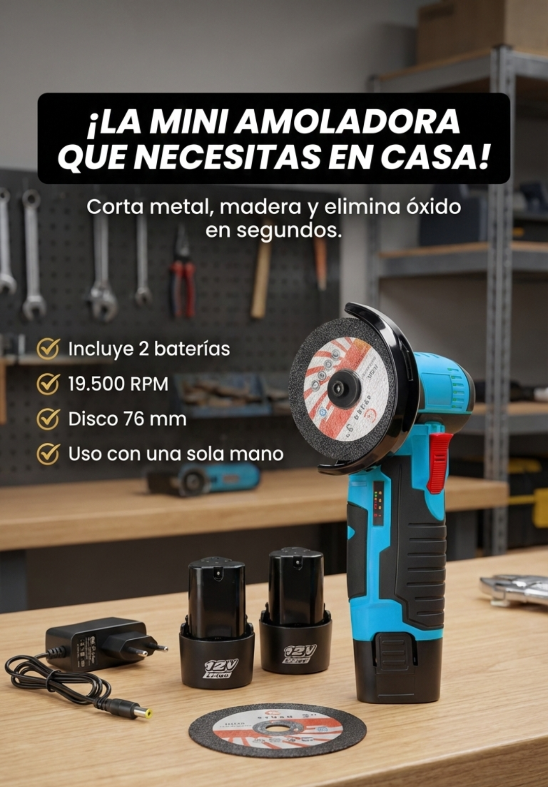 MINI AMOLADORA INALAMBRICA