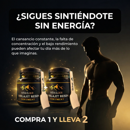 Energía y vitalidad | Resina Pura de Shilajit | Paga 1 y te mandamos 2 🔥